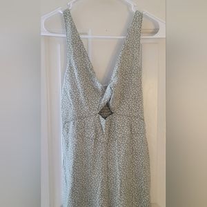 Abercrombie green floral jumper